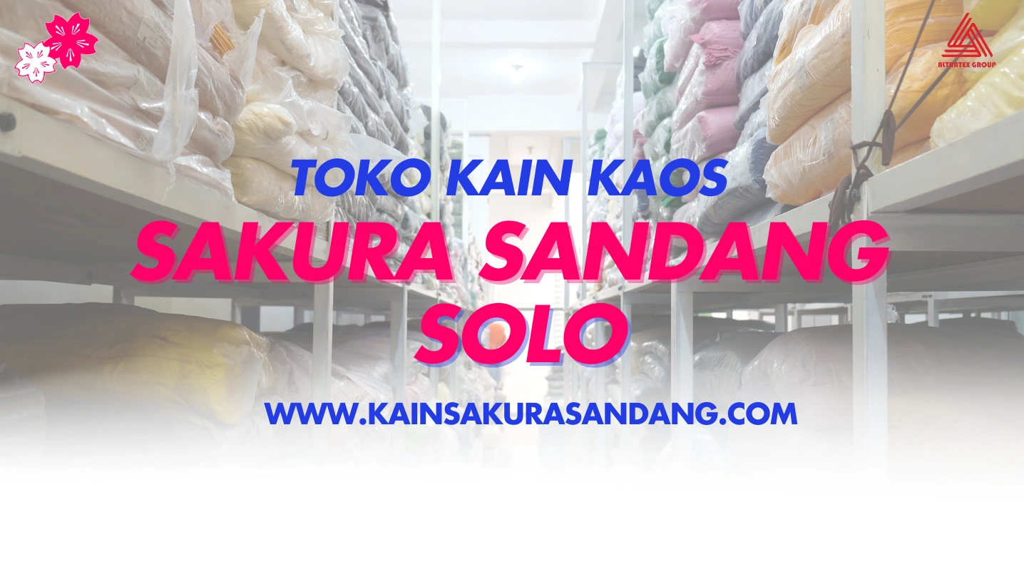 Toko Bahan Kaos Sakura sandang
