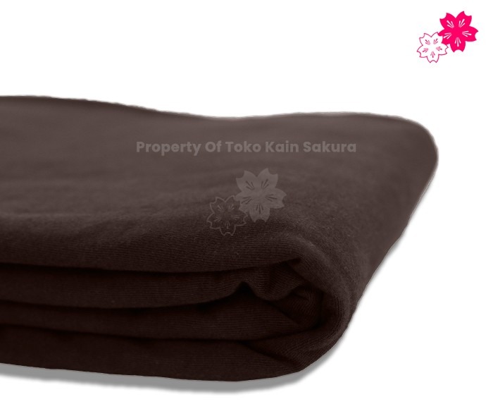 Cotton Combed 24s - Coklat Kopi