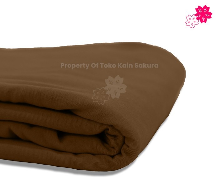 Cotton Combed 20s - Coklat Milo