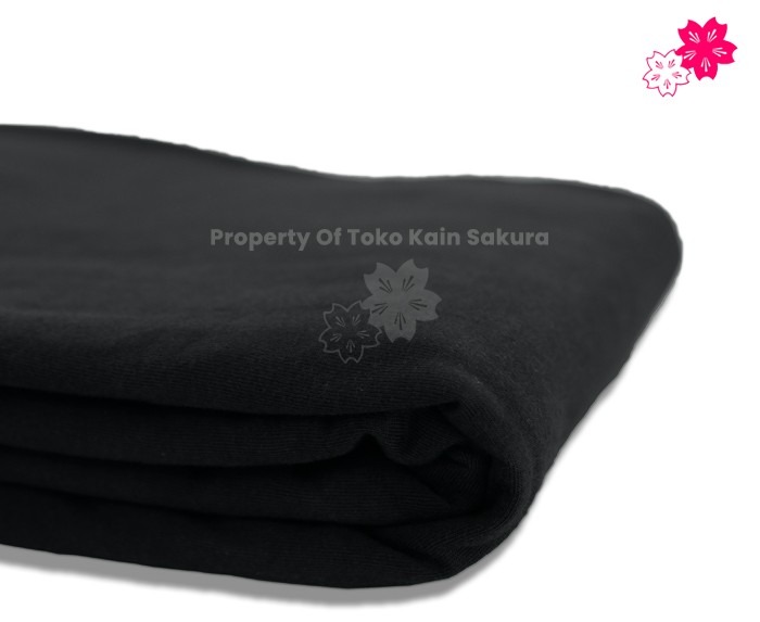 Cotton Combed 30s - Hitam Sulfur
