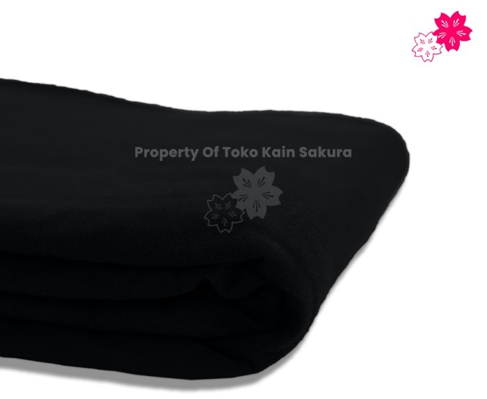 Cotton Combed 30s - Jet Black