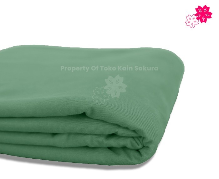Cotton Combed 30s - Mineral Green